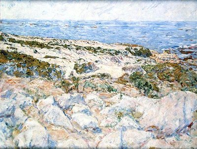 Sandklitter i Californien (olie på lærred) af Mary C. Brady