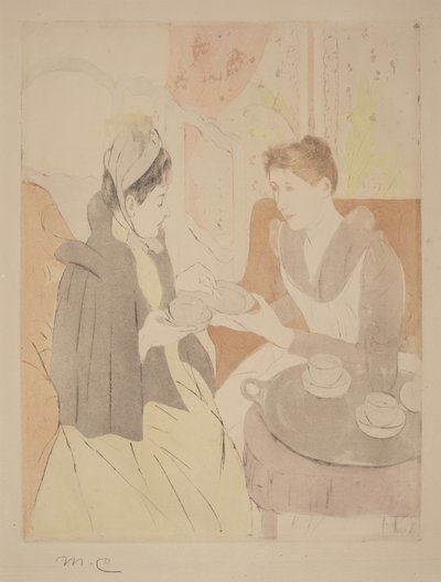 Eftermiddagste af Mary Cassatt