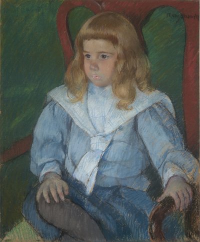 Dreng med gyldne krøller af Mary Cassatt