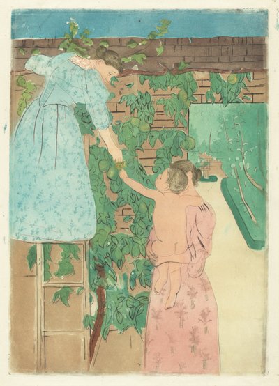 Indsamling af frugt, ca. 1893. af Mary Cassatt