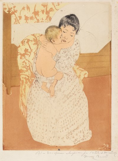 Moderkærtegn, 1890-1891. af Mary Cassatt