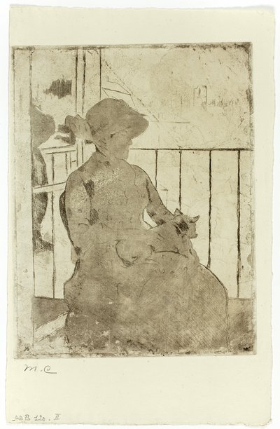 På altanen af Mary Cassatt