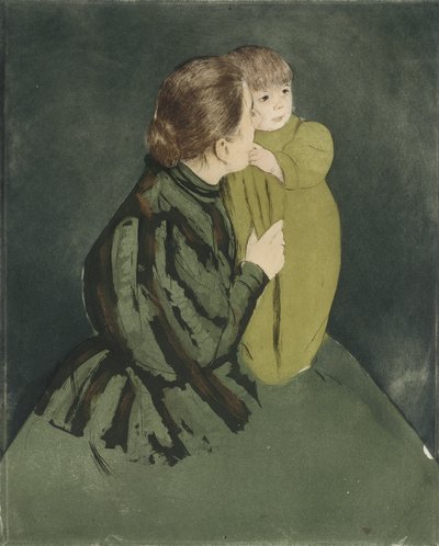 Bondemor med barn af Mary Cassatt