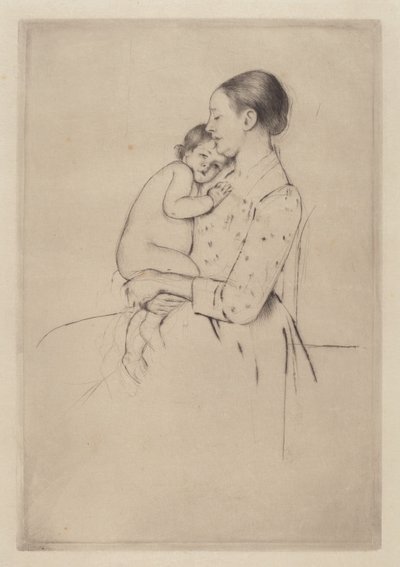 Stilhed, c. 1891. af Mary Cassatt