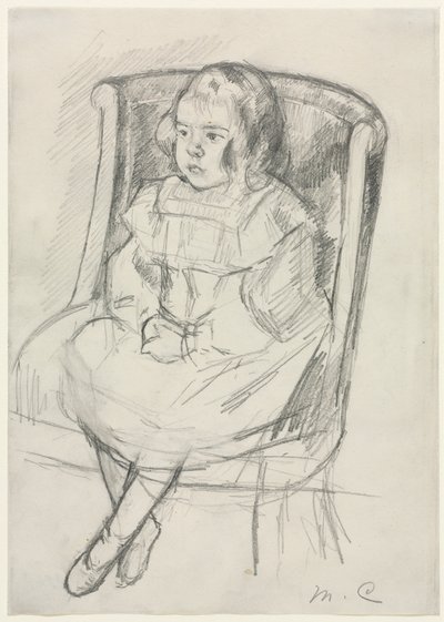 Simone Sidder, ca. 1903. af Mary Cassatt