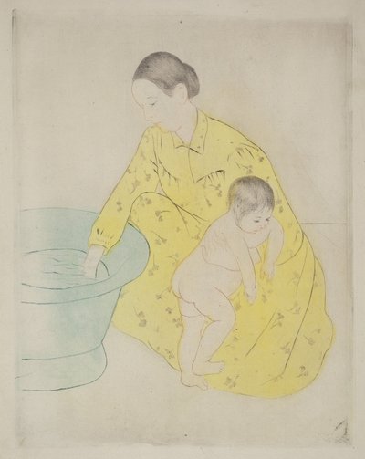 Badet af Mary Cassatt
