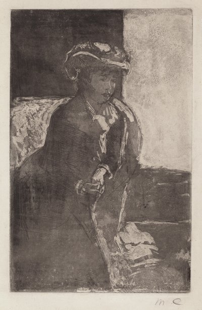 Sofaens hjørne (nr. 3) af Mary Cassatt