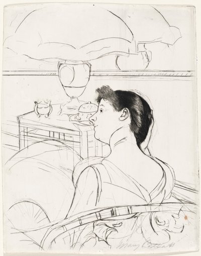 Lampen af Mary Cassatt