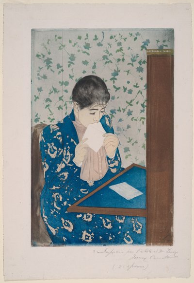 Brevet af Mary Cassatt