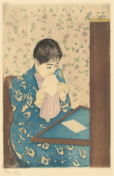 Brevet, 1890-1891. af Mary Cassatt