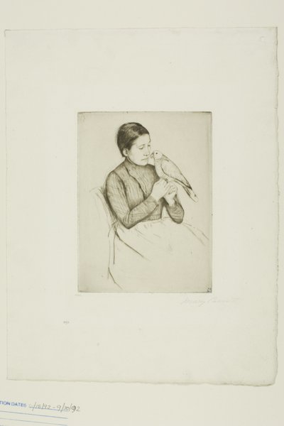 Papegøjen af Mary Cassatt