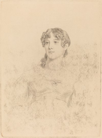 Lady Maria Hooker, når Miss Turner i en alder af sytten af Mary Dawson Turner, after Thomas Phillips