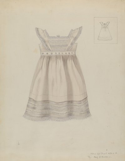 Barnekjole, ca. 1937. af Mary E Humes