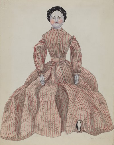 Dukke - Lulu, ca. 1936. af Mary E Humes
