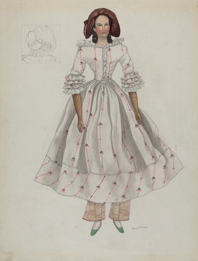 Dukke, c. 1936. af Mary E Humes