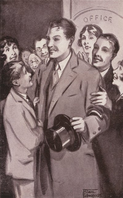 Illustration til Kipps af H.G. Wells (litografi) af Mary Ellen Edwards