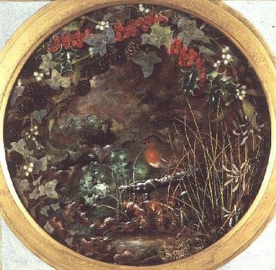 Winter (Rondel med Robin) af Mary Ensor