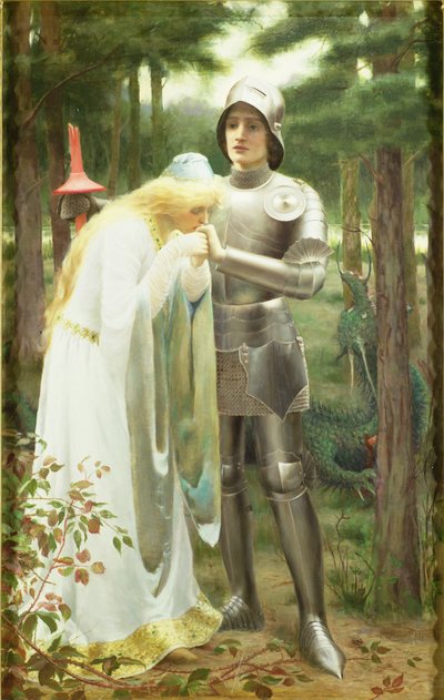 Britomart og Amoret af Mary F. Raphael