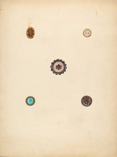 Knapper, c. 1940. af Mary Fitzgerald