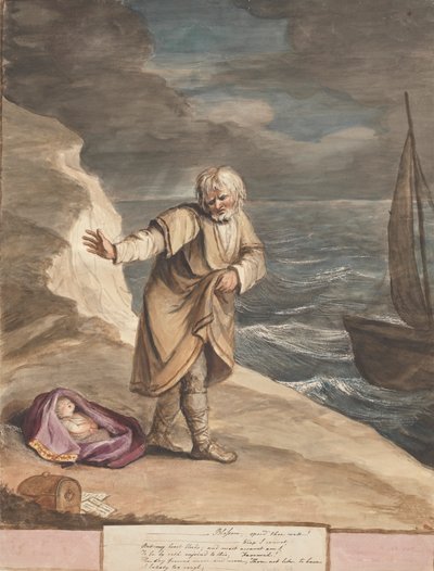 Antigonus bortskaffelse af Perdita af Mary Hoare