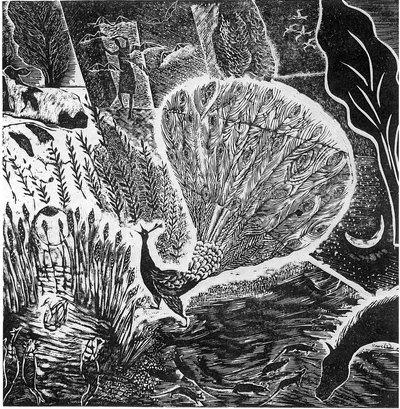 Tegn på en forestående storm, 2004 (vinylgravering) af Mary Kuper