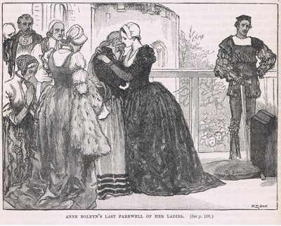 Anne Boleyns sidste farvel til sine damer af Mary L. Gow