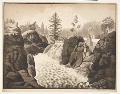 Norsk landskab af Mary Sophie Clarck