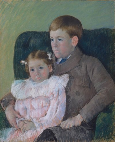 Gardner og Ellen Mary Cassatt af Mary Stevenson Cassatt