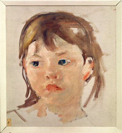 Hovedet af en ung pige af Mary Stevenson Cassatt