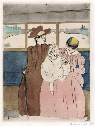 I omnibussen af Mary Stevenson Cassatt
