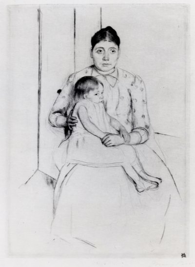 Hvile (hvile) af Mary Stevenson Cassatt