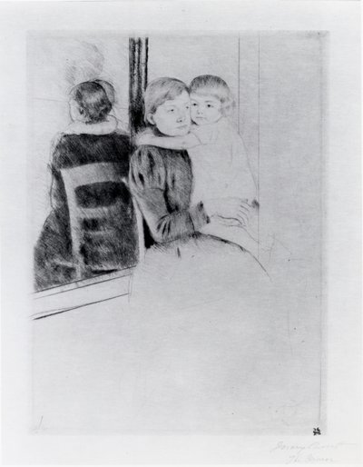 Spejlet af Mary Stevenson Cassatt