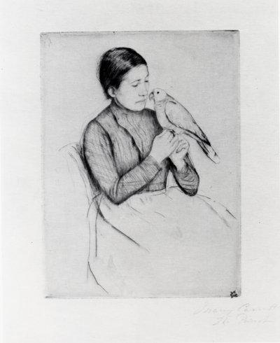 Papegøjen af Mary Stevenson Cassatt