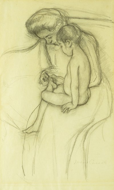 Pedikuren, ca. 1908 af Mary Cassatt