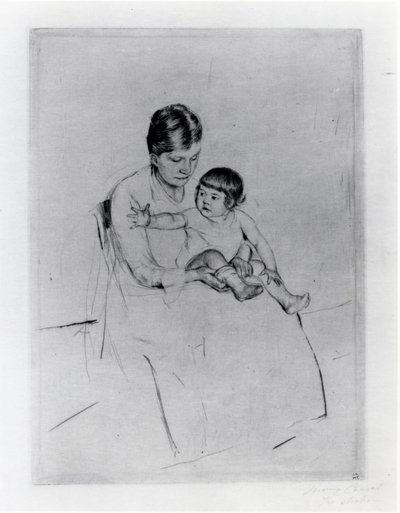 Strømpen af Mary Stevenson Cassatt