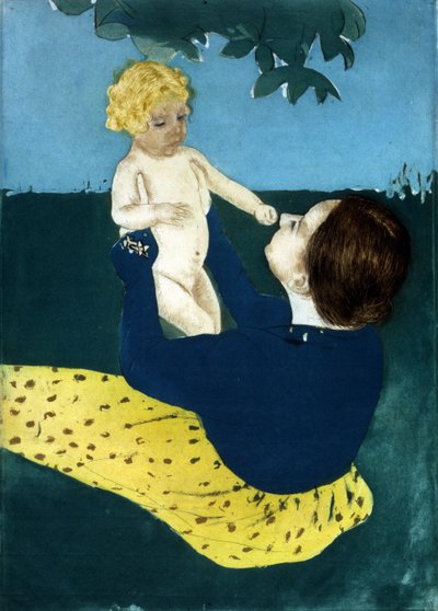Under hestekastanjetræet 1898 Mary Cassatt af Mary Stevenson Cassatt