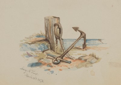 Uden titel (Fortøjning og anker) af Mary Vaux Walcott