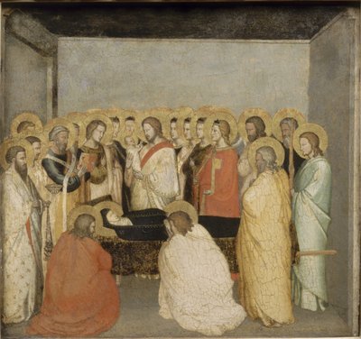 Jomfruens død, ca 1335 af Maso di Banco