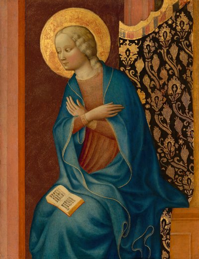 Jomfruen bebuder af Masolino da Panicale