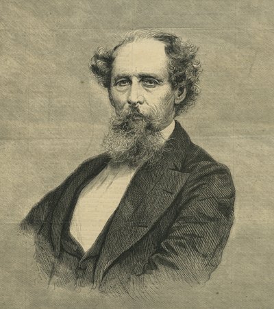 Charles Dickens, for Harpers Weekly af Mason and Co.