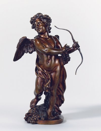 En figur af Amor, ca. 1700 (bronze) af Massimiliano Benzi Soldani