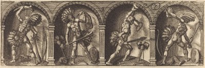 De forskellige tegninger og figurer IX af Master AD