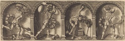 De forskellige tegninger og figurer X af Master AD