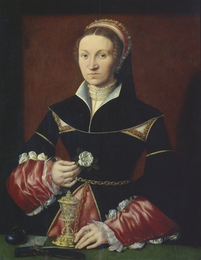 Portræt af en dame, 1536 af Master A.W.