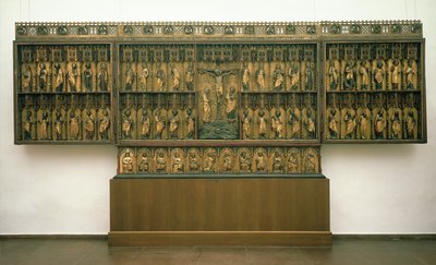 St. Peters højalter i Hamborg, Grabower-alteret, 1383 (tempera på panel) af Master Bertram of Minden