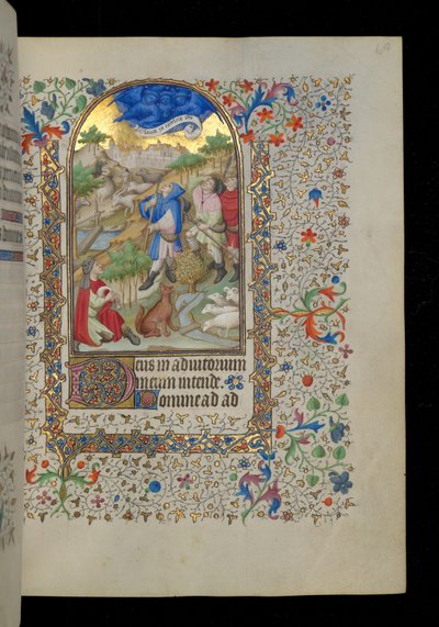 Bebudelsen til hyrderne af Master Dunois