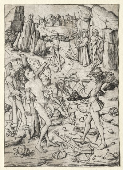 Sankt Sebastians martyrium af Master ES