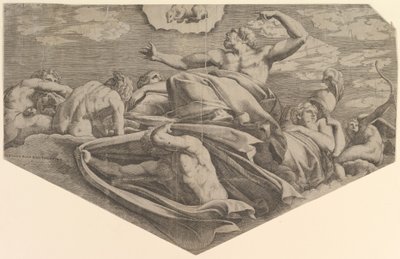 Jupiter og Callisto, 1540-56. af Master FG