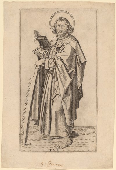 Sankt Judas Thaddeus af Master FVB