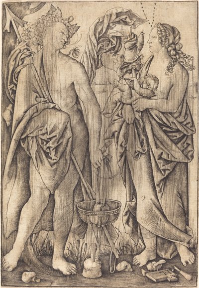Mars og Venus (Merkur og Venus?) af Master H.L.